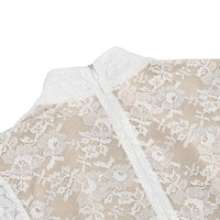 Thumbnail for White Lace Corset Mini Dress Sexy Bodycon - Now in Maxi Length Too!