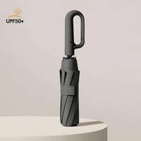 Thumbnail for Windproof Automatic Folding Umbrella Strong 105CM Reinforced Large Buckle Handle Wind/Water/Sun Resistant, Drestiny, United States, USA, Canada, Australia, New Zealand, United Kingdom, UK, Haze Blue, Sycamore Beige, Misty Grey, Forest Green, Black, automatic umbrella, auto open umbrella, windproof automatic umbrella, travel umbrella automatic, folding automatic umbrella, best automatic umbrella, shopdrestiny.com