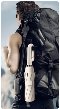 Thumbnail for Windproof Automatic Folding Umbrella Strong 105CM Reinforced Large Buckle Handle Wind/Water/Sun Resistant, Drestiny, United States, USA, Canada, Australia, New Zealand, United Kingdom, UK, Haze Blue, Sycamore Beige, Misty Grey, Forest Green, Black, automatic umbrella, auto open umbrella, windproof automatic umbrella, travel umbrella automatic, folding automatic umbrella, best automatic umbrella, shopdrestiny.com
