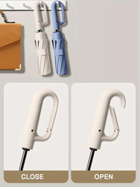 Thumbnail for Windproof Automatic Folding Umbrella Strong 105CM Reinforced Large Buckle Handle Wind/Water/Sun Resistant, Drestiny, United States, USA, Canada, Australia, New Zealand, United Kingdom, UK, Haze Blue, Sycamore Beige, Misty Grey, Forest Green, Black, automatic umbrella, auto open umbrella, windproof automatic umbrella, travel umbrella automatic, folding automatic umbrella, best automatic umbrella, shopdrestiny.com
