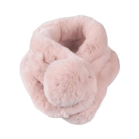 Thumbnail for Winter Natural 100% Rex Rabbit Fur Ring Scarves For Women