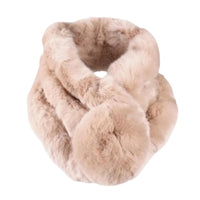 Thumbnail for Winter Natural 100% Rex Rabbit Fur Ring Scarves For Women -, Scarves , Drestiny , Australia, Beige, Bisque, Black, Blue, Blue Grey, Brown, Canada, Dark Grey, Dark Pink, FR, Gender_Women, Grey, Khaki, New Zealand, Orange, Pink, Purple, Scarves, Silver, United Kingdom, United States, White, Wine Red , Drestiny , www.shopdrestiny.com