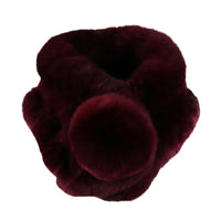 Thumbnail for Winter Natural 100% Rex Rabbit Fur Ring Scarves For Women