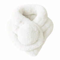 Thumbnail for Winter Natural 100% Rex Rabbit Fur Ring Scarves For Women -, Scarves , Drestiny , Australia, Beige, Bisque, Black, Blue, Blue Grey, Brown, Canada, Dark Grey, Dark Pink, FR, Gender_Women, Grey, Khaki, New Zealand, Orange, Pink, Purple, Scarves, Silver, United Kingdom, United States, White, Wine Red , Drestiny , www.shopdrestiny.com