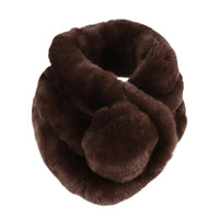 Thumbnail for Winter Natural 100% Rex Rabbit Fur Ring Scarves For Women -, Scarves , Drestiny , Australia, Beige, Bisque, Black, Blue, Blue Grey, Brown, Canada, Dark Grey, Dark Pink, FR, Gender_Women, Grey, Khaki, New Zealand, Orange, Pink, Purple, Scarves, Silver, United Kingdom, United States, White, Wine Red , Drestiny , www.shopdrestiny.com