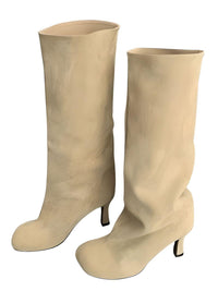 Thumbnail for Winter Street Style Round Toe Knee High Women's Boots High Heel Boots Female Long Boots, Drestiny, Boots, Knee High Boots, High Heel Boots, Heels, Drestiny, 4, 5, 6, 7, 8, 9, 10, 11, Apricot, Black, United States, FR, Australia, United Kingdom, shopdrestiny.com