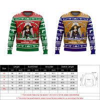 Thumbnail for Hans Gruber Fall Nakatomi Plaza Die Hard Ugly Christmas Sweater Women Men Pullover Tops Cartoon Sweatshirt, Sweaters, Drestiny, Pullovers, Sweatshirts, Ugly Christmas Sweaters, Long Sleeves, United States, Canada, Australia, New Zealand, United Kingdom, Green, Red, Blue, Gold, XS, S, M, L, XL, XXL, 2, 4, 6, 8, 10, 12, 14, 2XL, shopdrestiny.com
