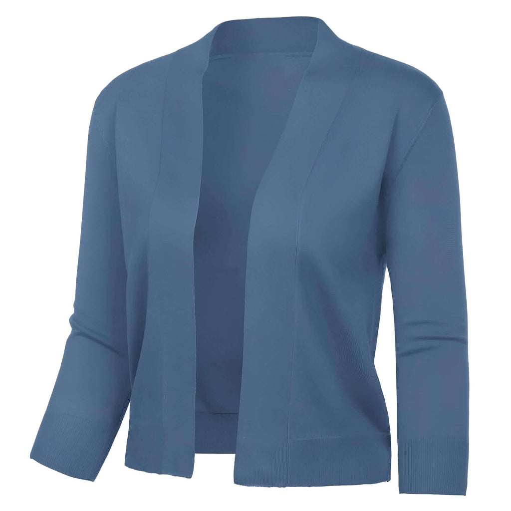 Stay trendy with the Women's Blue Shrug 3/4 Sleeve Bolero. Shop at Drestiny for free shipping and tax covered. Hurry, save up to 50% off for a limited time!