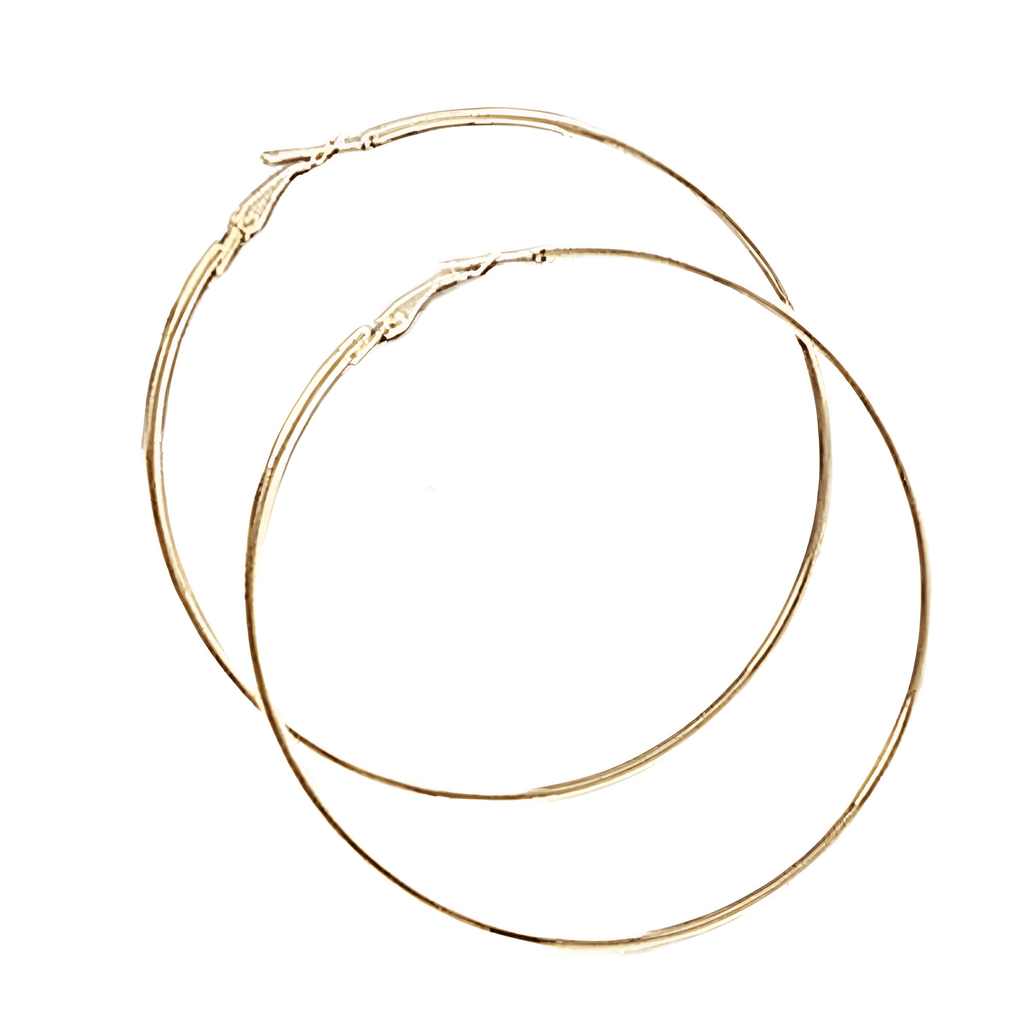 Make a bold fashion statement with these Women's Big Gold Hoop Earrings! Choose from 4 different sizes to suit your style. Shop at Drestiny today and enjoy free shipping, plus we'll take care of the tax! Don't miss out on savings of up to 50% off!