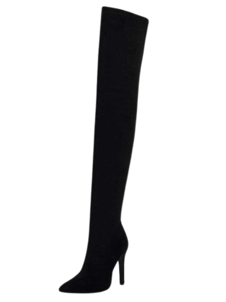 Step up your fashion game with the Women's Black Over The Knee High Heel Boots. Get free shipping and tax covered when you shop at Drestiny. Save up to 50%!