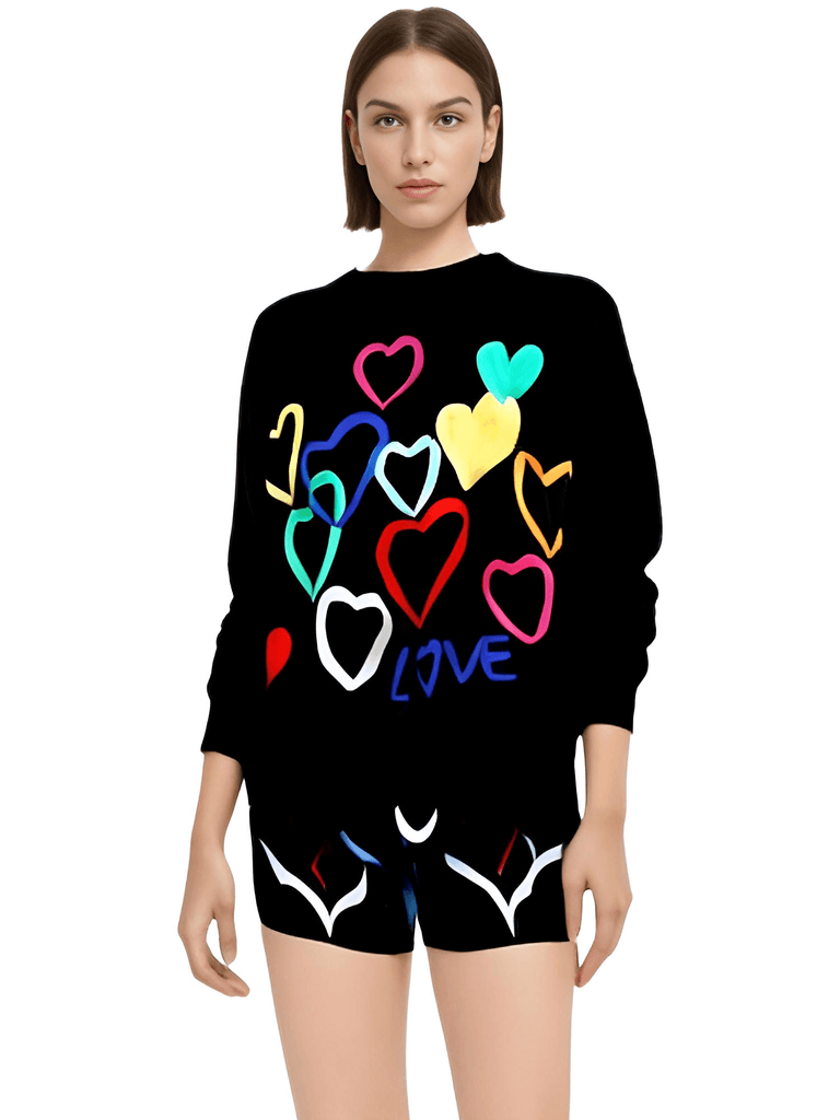 Embrace unity and love with this Women's Black Unity Love Sweater at Drestiny. Free shipping and tax covered by us! Save up to 50% off.