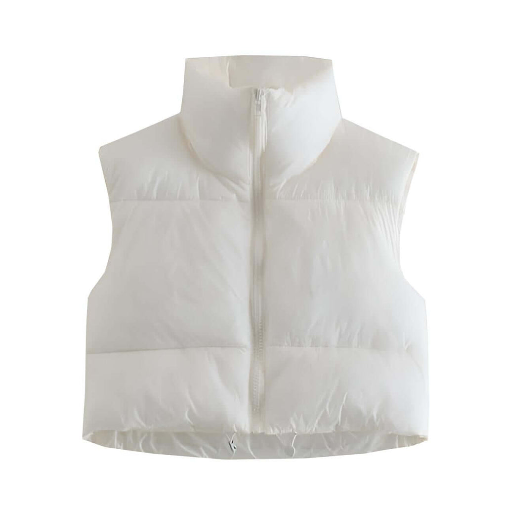 Get your hands on the Women's Chic White Crop Puffer Vest at Drestiny! Enjoy free shipping and let us handle the tax. As seen on FOX/NBC/CBS. Save up to 50% off your order!