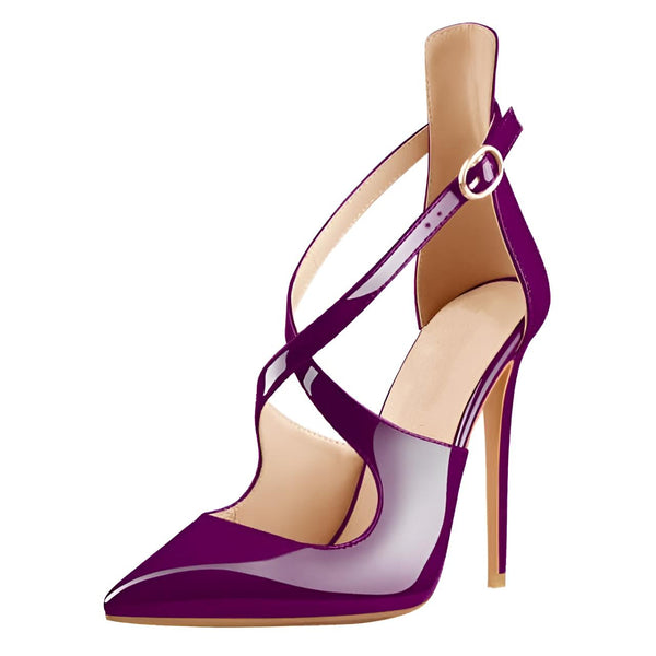 Shop Drestiny for Women's Cross Strap Pointed Toe Thin High Heels. Enjoy free shipping and let us cover the tax! Save up to 50% off, but hurry, offer ends soon!