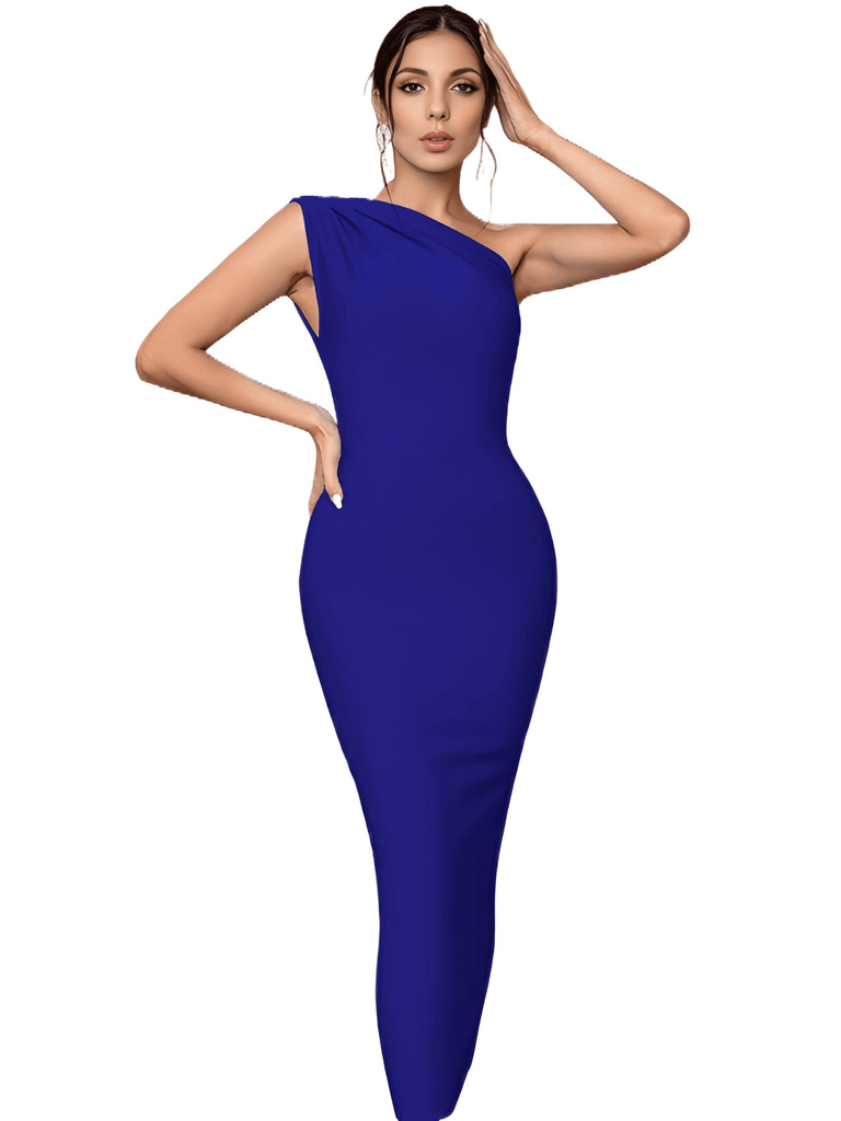 Shop Drestiny for Women's Royal Blue One Shoulder Bandage Dress. Free Shipping + Tax Covered! Seen on FOX/NBC/CBS. Save up to 50% now!