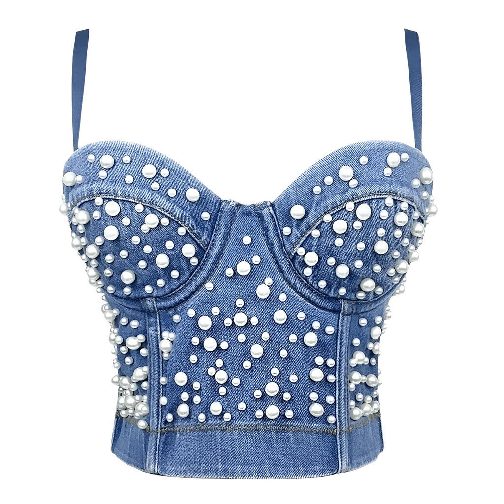 Shop Drestiny for trendy Women's Denim Bustier Crop Tops! Enjoy free shipping and let us cover the taxes. Save up to 50% off now!