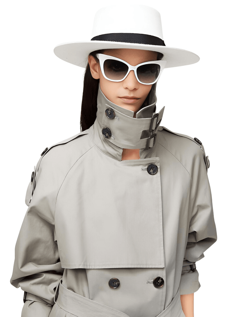 Shop Drestiny for a Women's Grey Double Breasted Long Trench Coat. Enjoy free shipping and let us cover the tax! Save up to 50% off.