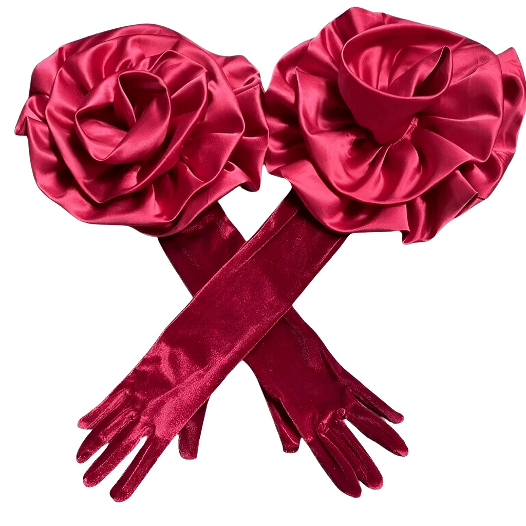 Shop Drestiny for Elegant Red Flower Long Red Velvet Gloves. Free Shipping + Tax Covered! Seen on FOX/NBC/CBS. Save up to 50%!