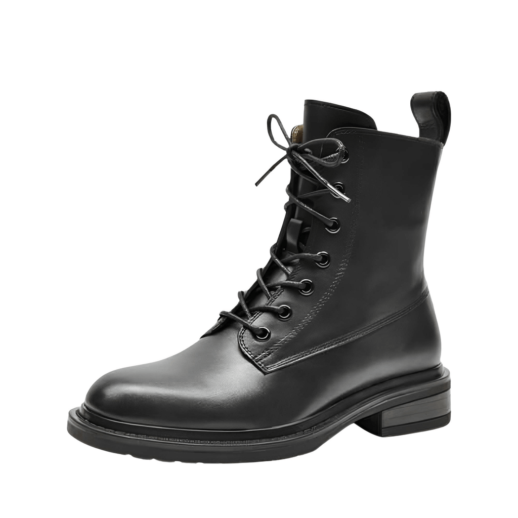 Women's Genuine Black Leather Martin Boots: Shop Drestiny for stylish boots. Enjoy free shipping and let us cover the tax! Seen on FOX, NBC, and CBS. Save up to 50%!