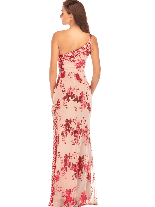 Women's Maxi Evening Gown With High Split