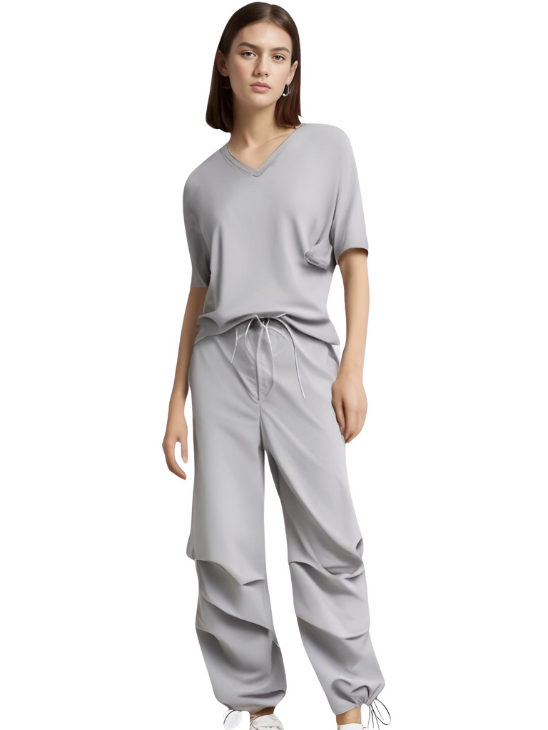 Elevate your style with Women's Grey High Waist Pants With Pockets at Drestiny. Enjoy free shipping and let us cover the tax! Seen on FOX, NBC, and CBS.