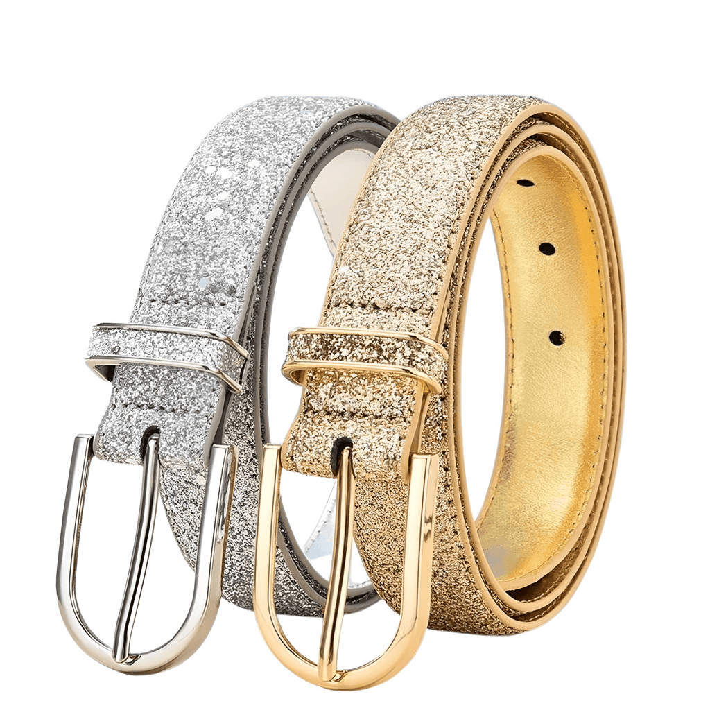 Shop Drestiny for the trendiest Women's High Fashion Glitter Belt. Enjoy Free Shipping and let us cover the taxes! Seen on FOX/NBC/CBS. Save up to 50% now!