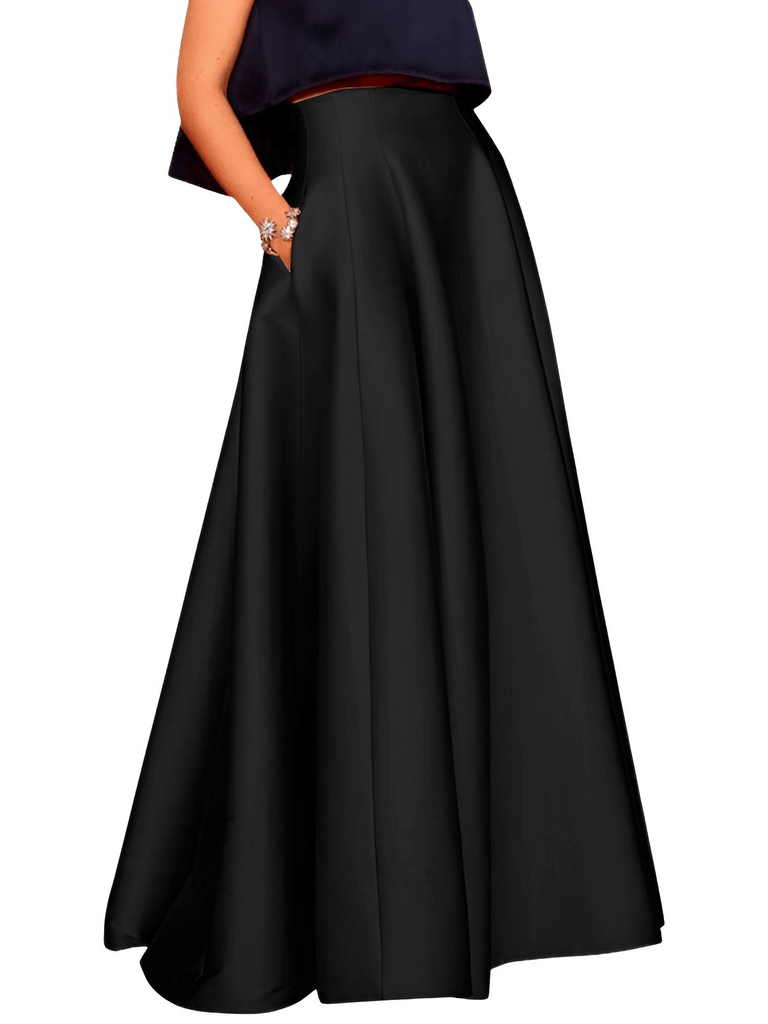 Shop Drestiny for a Women's High Waist  Black Maxi Skirt with Pockets in Plus Sizes. Enjoy free shipping and let us cover the tax! Save up to 50% off for a limited time. As seen on FOX/NBC/CBS.