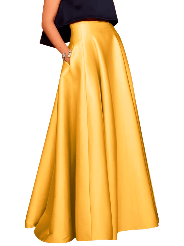 Shop Drestiny for a Women's High Waist Yellow Maxi Skirt with Pockets In Plus Sizes. Enjoy free shipping and let us cover the tax! Save up to 50% off for a limited time. As seen on FOX/NBC/CBS.