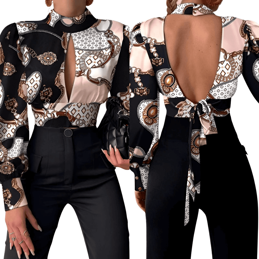 Shop Drestiny for trendy Women's Long Sleeve Backless Hollow Out Crop Blouses. Enjoy free shipping and let us cover the taxes! Save up to 50% off now.
