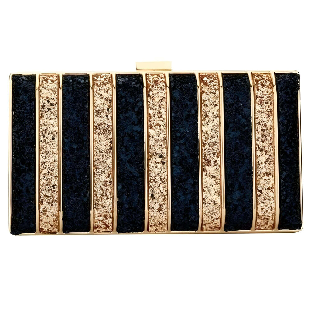 Shop Drestiny for the perfect Women's Luxury Gold and Black Evening Clutch! Enjoy free shipping and let us cover the tax. Seen on FOX, NBC, and CBS. Save up to 50% off!