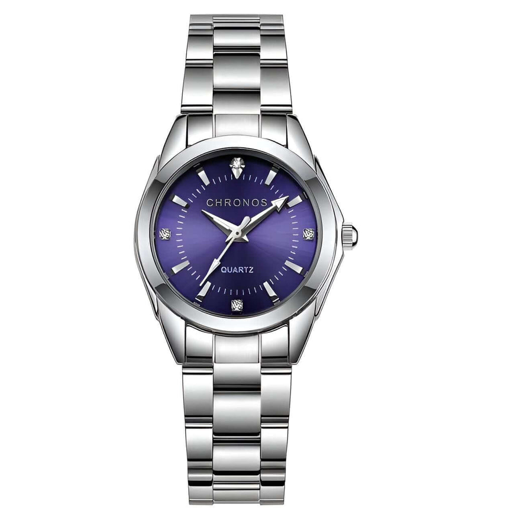"Indulge in elegance with the Women's Luxury Rhinestone Stainless Steel Purple Watch. Discover the perfect timepiece at Drestiny and enjoy free shipping plus tax-free shopping. Save up to 50% off!"