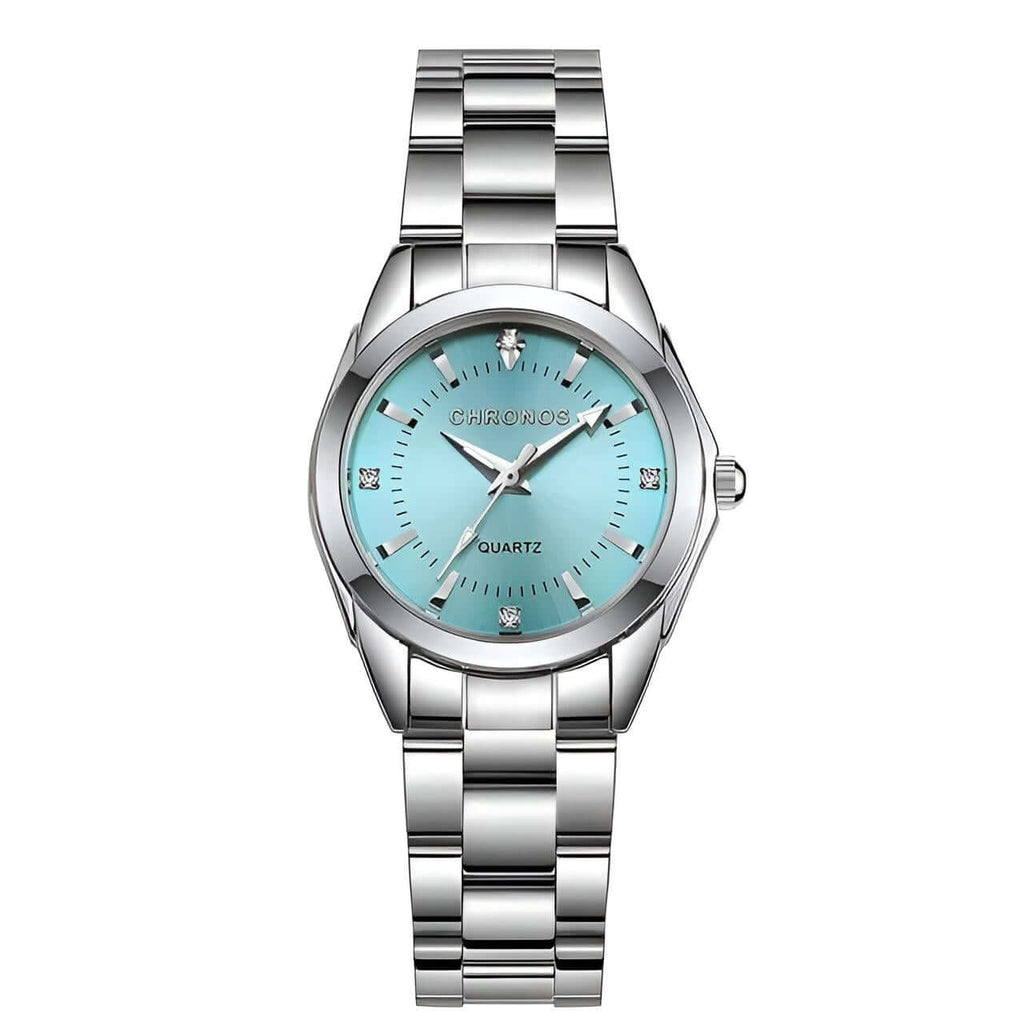 "Indulge in elegance with the Women's Luxury Rhinestone Stainless Steel Blue Watch. Discover the perfect timepiece at Drestiny and enjoy free shipping plus tax-free shopping. Save up to 50% off!"
