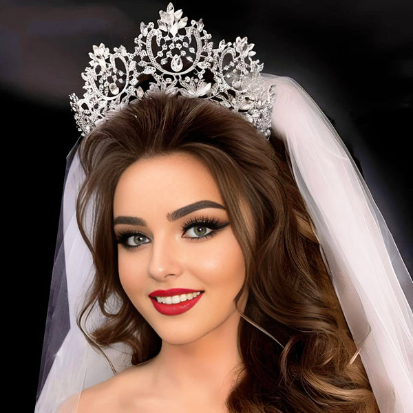 Elevate your look with opulent crystal crowns & tiaras from Drestiny. Free shipping & tax covered. Up to 80% discounts!