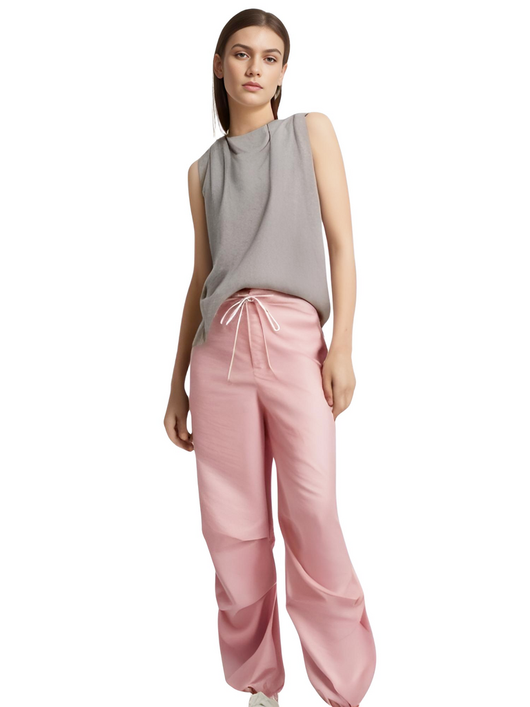 Elevate your style with Women's Pink High Waist Pants With Pockets at Drestiny. Enjoy free shipping and let us cover the tax! Seen on FOX, NBC, and CBS.
