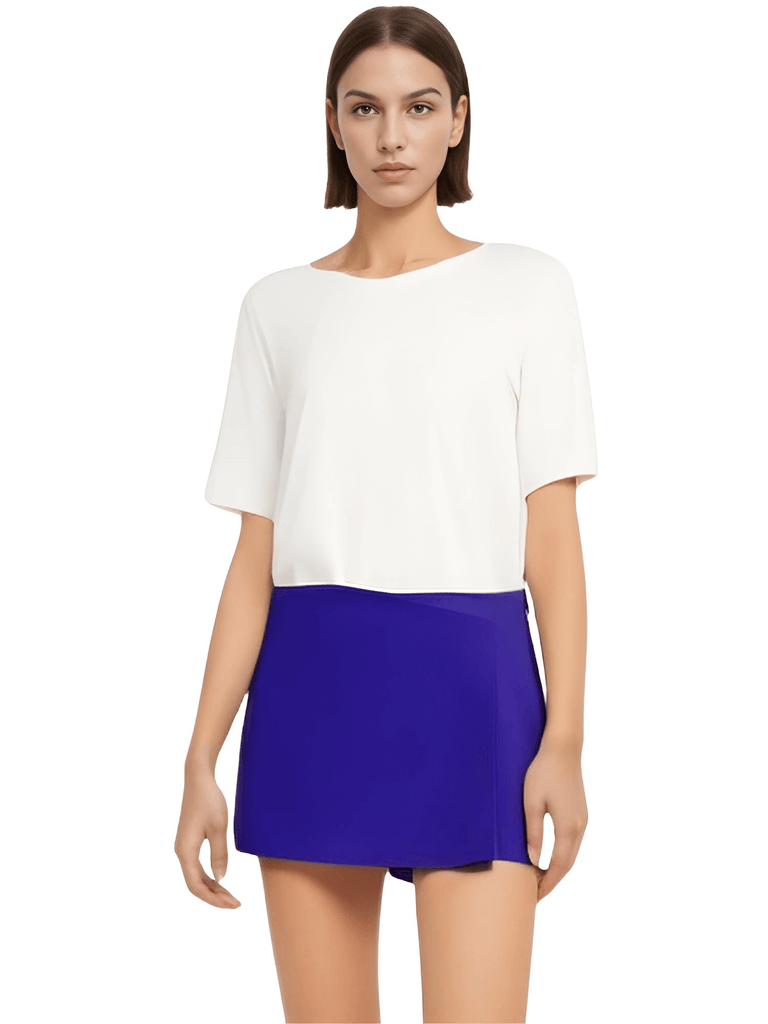 Discover trendy blue short skirts for women at Drestiny. Don't miss out on free shipping and tax coverage deals!