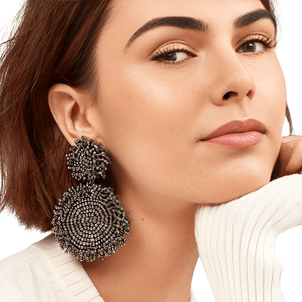 Women's Stunning Beaded Drop Earrings
