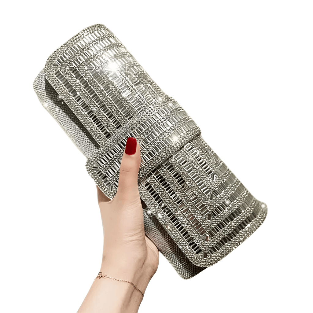 Shop Drestiny for a dazzling Crystal Diamond Silver Evening Clutch. Enjoy free shipping and let us cover the tax! Save up to 50% off for a limited time.