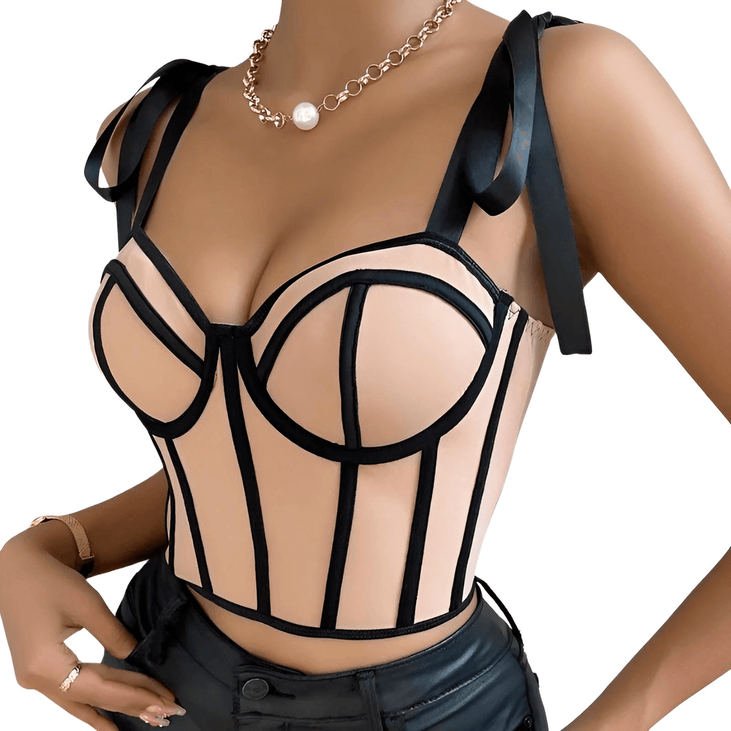 "Shop Drestiny for the hottest Women's Trendy Lace Up Straps Crop Top! Enjoy free shipping and let us take care of the taxes. Get up to 80% off now!"