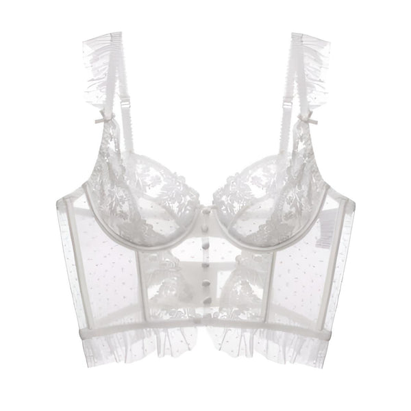 Women's French Embroidery Lace Bra