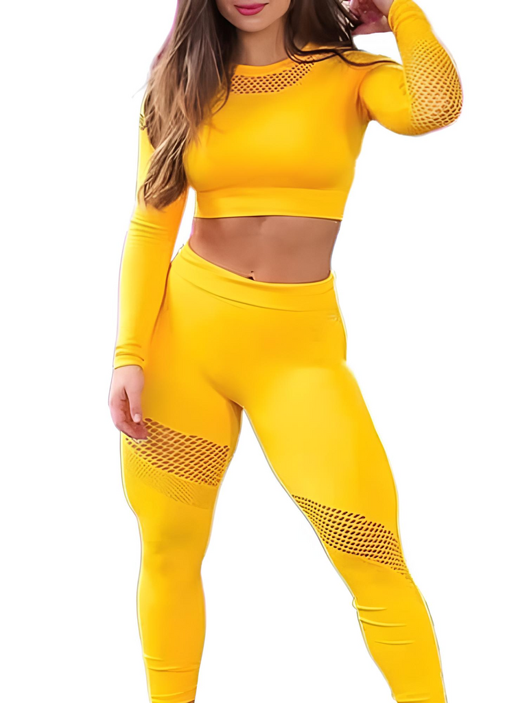 Get the ultimate Women's Yellow Fitness Set - Top & Leggings! Shop Drestiny for free shipping + tax covered. Seen on FOX/NBC/CBS. Save up to 50% now!