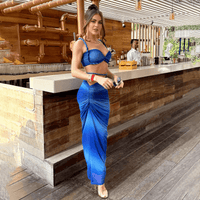 Thumbnail for Women's 3Pcs Crochet Bikini Set Sexy Swimwear Halter Biquini Push Up Swimsuit Strappy Bodysuit Female Bathing Suit Beachwear, Bikinis, Drestiny, Skirts, Skirt Sets, Cover Ups, Sets, One Piece Swimsuits, S, M, L, United States, USA, Canada, Australia, New Zealand, United Kingdom, UK, Orange Blue, Blue Dark Blue, Blue Yellow, Beige White, Pink Purple Blue, Red Orange, Pale Gold, Off White, crochet bikini set with cover up, crochet bikini and skirt set, boho crochet 3 piece bikini, shopdrestiny.com