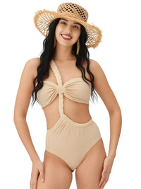 Thumbnail for Women's 3Pcs Crochet Bikini Set Sexy Swimwear Halter Biquini Push Up Swimsuit Strappy Bodysuit Female Bathing Suit Beachwear, Bikinis, Drestiny, Skirts, Skirt Sets, Cover Ups, Sets, One Piece Swimsuits, S, M, L, United States, USA, Canada, Australia, New Zealand, United Kingdom, UK, Orange Blue, Blue Dark Blue, Blue Yellow, Beige White, Pink Purple Blue, Red Orange, Pale Gold, Off White, crochet bikini set with cover up, crochet bikini and skirt set, boho crochet 3 piece bikini, shopdrestiny.com