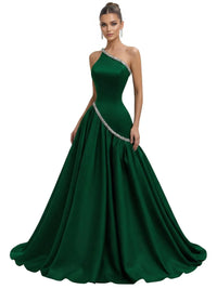 Thumbnail for Women's A-Line Formal Evening Dress Sleeveless Special Occasion Gown Custom