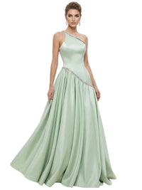 Thumbnail for Women's A-Line Formal Evening Dress Sleeveless Special Occasion Gown Custom