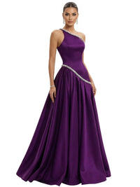Thumbnail for Women's A-Line Formal Evening Dress Sleeveless Special Occasion Gown Custom