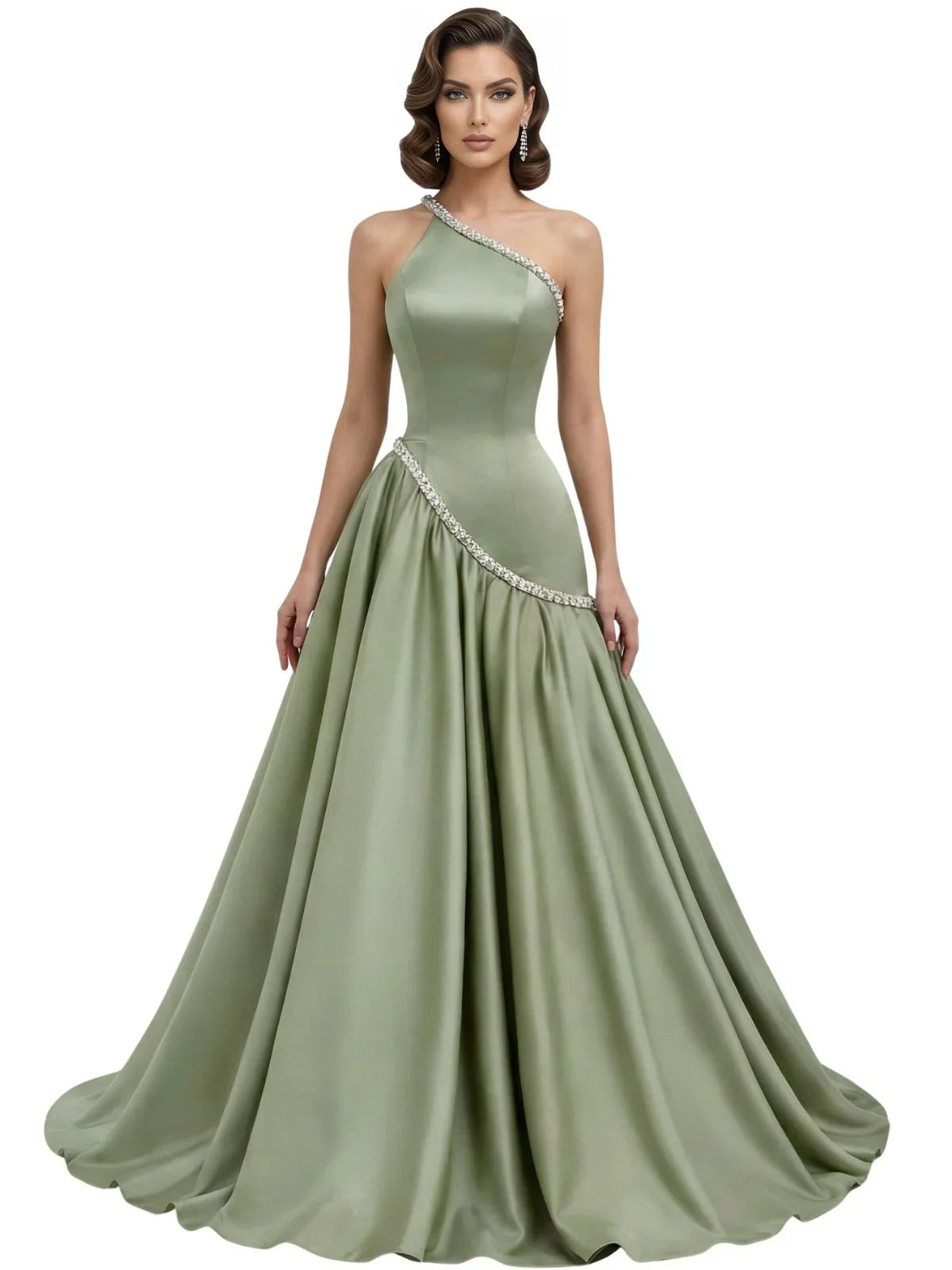 Women's A-Line Formal Evening Dress Sleeveless Special Occasion Gown Custom