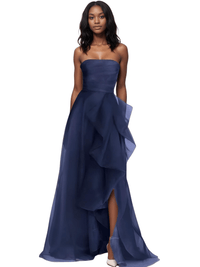 Thumbnail for Women's Strapless Off Shoulder A-line Maxi Dress With Side High Split -, Dress , Drestiny , 10, 12, 14, 14W, 16, 16W, 18, 2, 20, 22, 24, 26, 28, 4, 6, 8, Black, Blue, Dark Blue, Deep Pink, Fuchsia, Light Pink, Maxi Dresses, Navy, Pink, Purple, Sleeveless, Strapless, United Kingdom, United States, Australia, New Zealand, Canada, Prom Dresses 2025, Drestiny , www.shopdrestiny.com