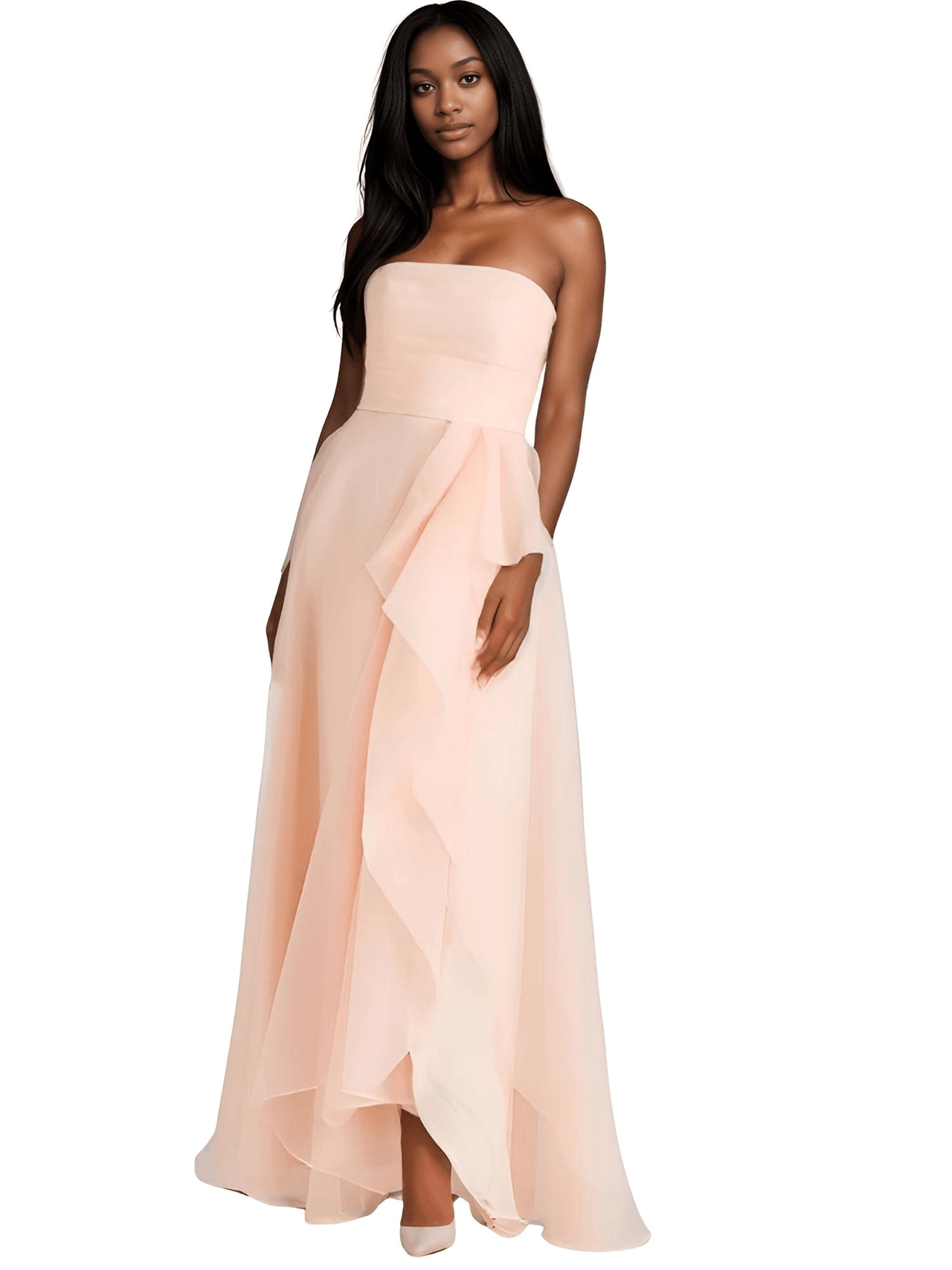 Women's Strapless Off Shoulder A-line Maxi Dress With Side High Split -, Dress , Drestiny , 10, 12, 14, 14W, 16, 16W, 18, 2, 20, 22, 24, 26, 28, 4, 6, 8, Black, Blue, Dark Blue, Deep Pink, Fuchsia, Light Pink, Maxi Dresses, Navy, Pink, Purple, Sleeveless, Strapless, United Kingdom, United States, Australia, New Zealand, Canada, Prom Dresses 2025, Drestiny , www.shopdrestiny.com