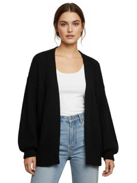 Thumbnail for Women's Lantern Sleeve Cardigan Sweater Casual Fall Streetwear Tops Chic Y2K Sweater