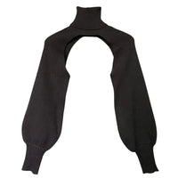 Thumbnail for Black turtleneck sweater on a white background