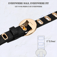Thumbnail for Women's Bohemian Style Belts Pin Buckle Faux Leather Belts, Drestiny, Belts, Gender_Women, 100CM, 110CM, 120CM, United States, USA, Canada, Australia, New Zealand, United Kingdom, UK, Gold, Brown, Blue, Black, White, Khaki, Bohemian belts for women, Women's boho belts, Leather bohemian belts, Festival belts women, shopdrestiny.com
